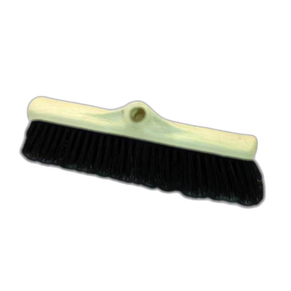BL010500 Balai-brosse inclinée 40 cm support pvc fibre pvc noir ø 0,75