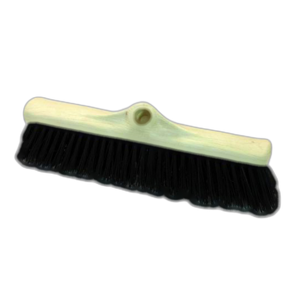 BL010501 Balai-brosse inclinée 50 cm support pvc fibre pvc noir ø 0,75