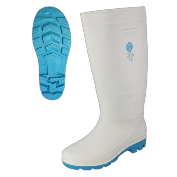 CH035100 Botte de travail alimentaire en pvc blanc ALTA-030