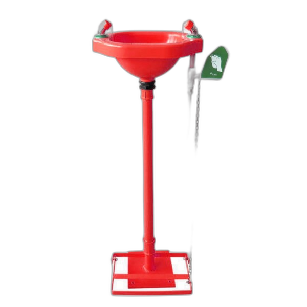 DL020200 
Lave-yeux de sécurité sur colonne double commandes