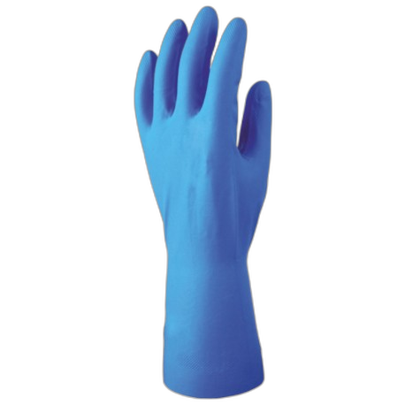 GT080310 Gant acrylonitrile bleu non floqué