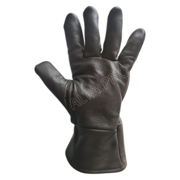 GT090100 Gant anti froid tout fleur de vachette noir 32 cm 221