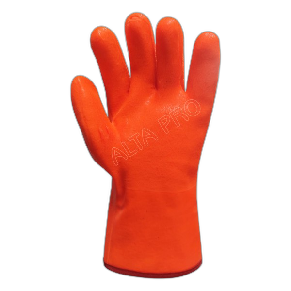GT090200 Gant anti froid en PVC orange 30 cm 111