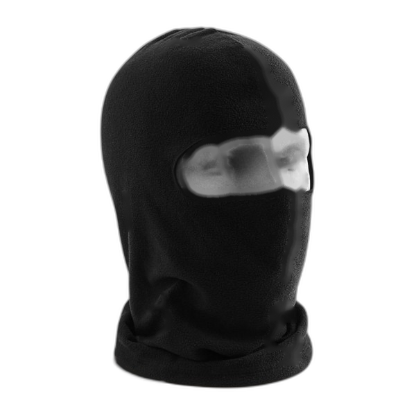 HT070100 Cagoule en polaire noire