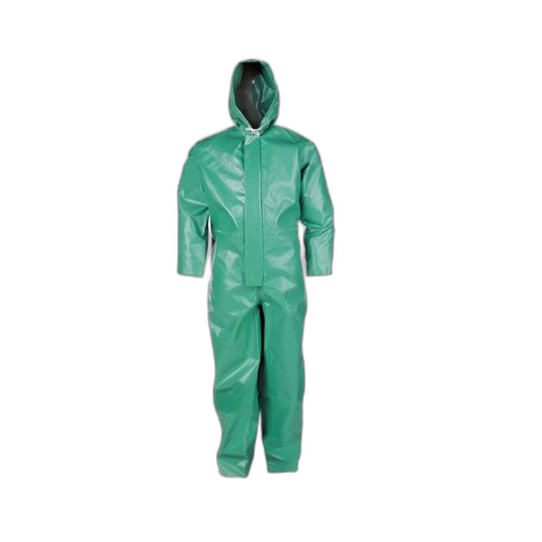 HT080205 Combinaison de protection chimique anti acide verte type 3