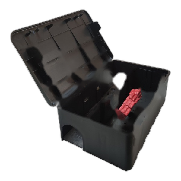 PA010150 Poste appât multi-fonctions en plastique noir master big