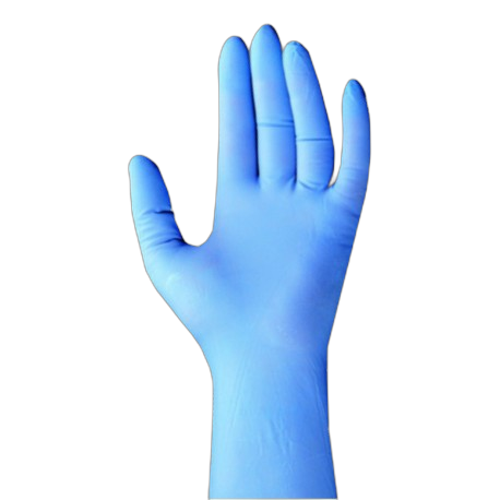 UU010200 
Gant jetable en nitrile bleu non poudré