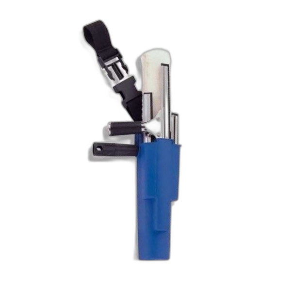 UV030100 Carquois en PP bleu avec ceinture
