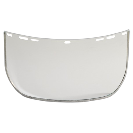 AD010702 
Ecran facial  polycarbonate incolore L 40 x H 21 bord métal
