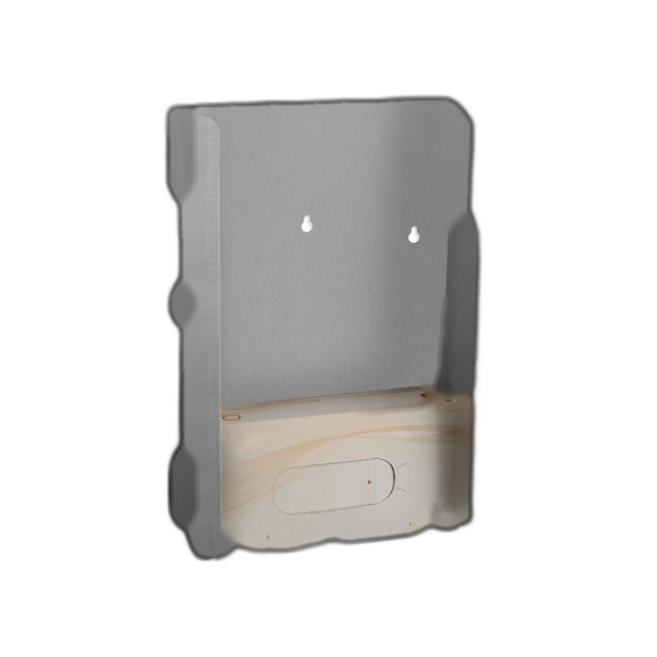 AJ060310 Distributeur pour gants jetables trois rangs en inox AISI 304 satiné