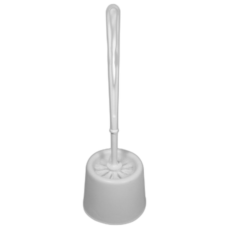 EJ010300 Socle et brosse toilette cylindrique en PP