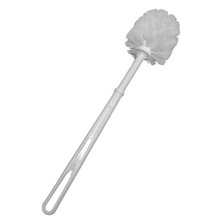 BB010700 Brosse toilette en plastique blanche