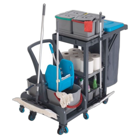 DA012500 Chariot de nettoyage en PP...