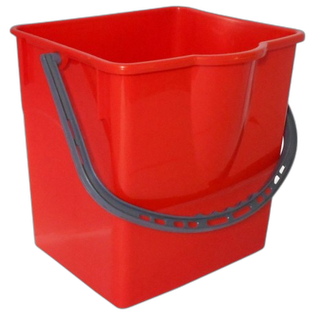 DH040241 
Seau 18 lt en PP rouge pour...