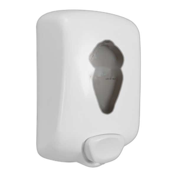 EC010801 Doseur à savon ergonomique en ABS blanc 700 ml
