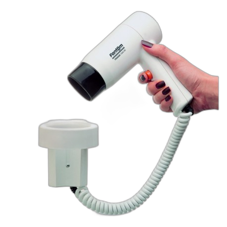 ED030100 Sèche cheveux professionnel en ABS blanc prohair 1000HD