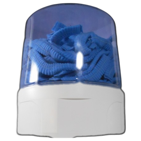 AJ060200 
Distributeur pour charlottes à clip en ABS transparent