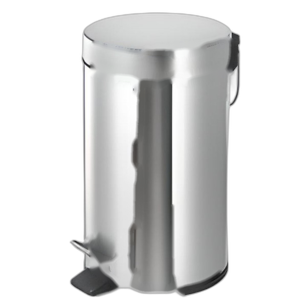 GA010112 Poubelle à pédale en inox AISI 304 satiné (12 LT)