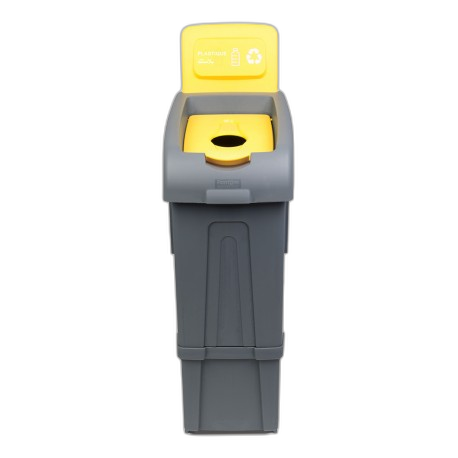 GA020902 Poubelle de tri sélectif en PP gris 80 lt procycle (plastique)