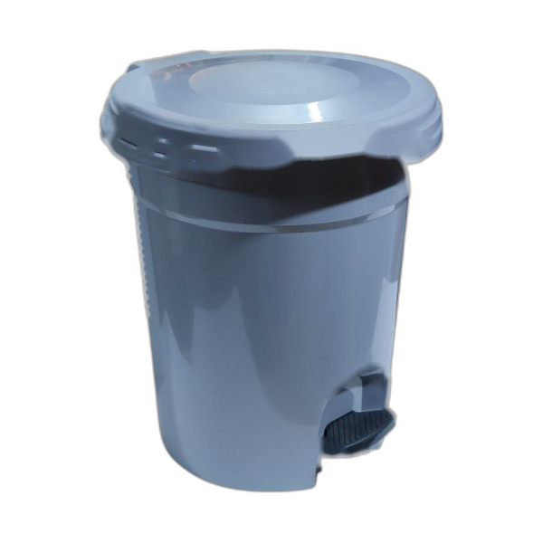 GA021110 Poubelle à pédale arrondie 16 litres gris