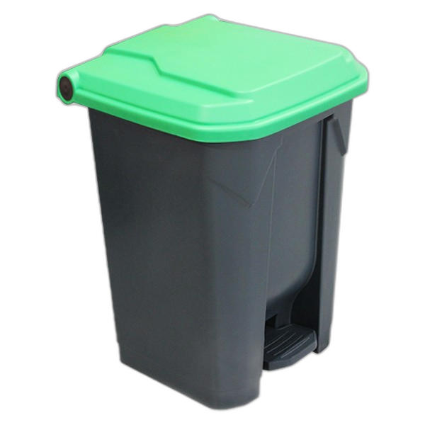 GA021200 Poubelle à pédale en PP gris 50 lt